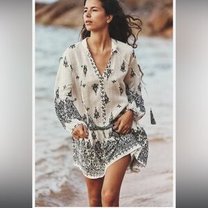 ZARA Printed Rustic Mini Dress M